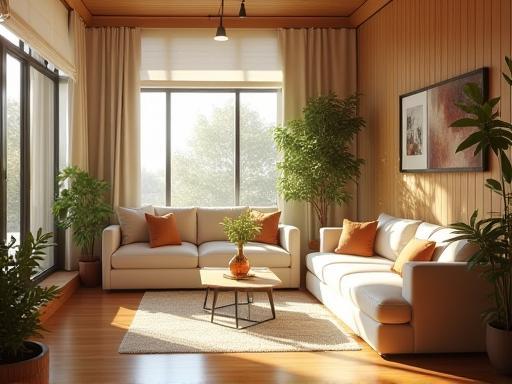 Sunlit, modern interior designed by Southern Cross