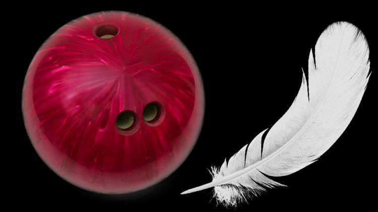 When you drop a heavy metal ball and a feather from a certain height which one does fall first?